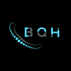 BQH letter logo abstract design. BQH unique design. BQH.