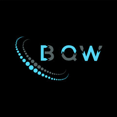 BQW letter logo abstract design. BQW unique design. BQW.