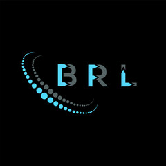 BRL letter logo abstract design. BRL unique design. BRL.