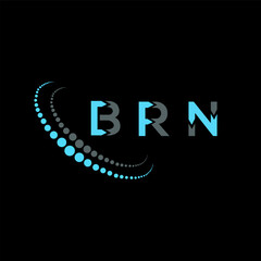 BRN letter logo abstract design. BRN unique design. BRN.