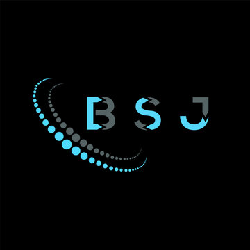 BSJ letter logo abstract design. BSJ unique design. BSJ.