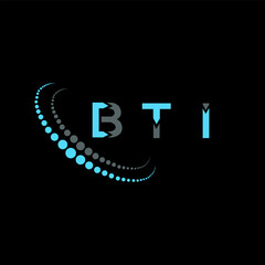 BTI letter logo abstract design. BTI unique design. BTI.