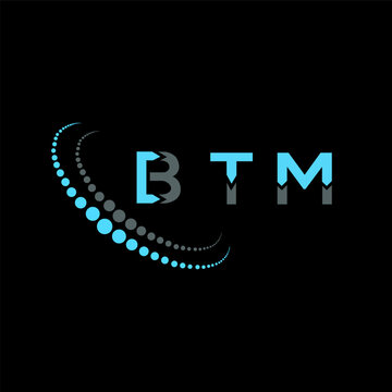 BTM letter logo abstract design. BTM unique design. BTM.