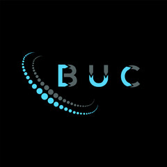 BUC letter logo abstract design. BUC unique design. BUC.