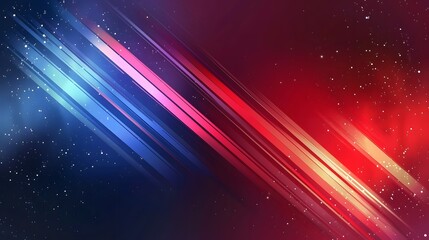 Abstract Geometric Background with Red and Blue Gradient and minimal innovation bold vitrand Diagonal Lines