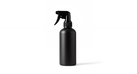 Black spray bottle mockup
