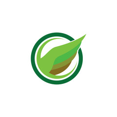 Circle wings vector icon as frame, element for identity template