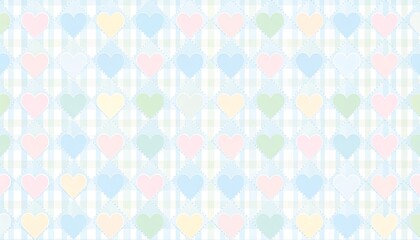 Charming rustic decor, red hearts fabric on vintage spoons for sewing and crafting