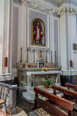 Teano, Campania, Italy. Church of Sant’Agostino. LR25