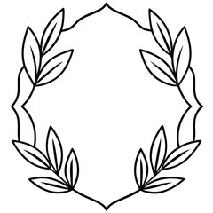 Floral Frame- Adobe Illustrator Artwork