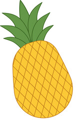 Cartoon Summer Beach Vector Elements Set