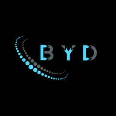 BYD letter logo abstract design. BYD unique design. BYD.