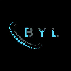 BYL letter logo abstract design. BYL unique design. BYL.