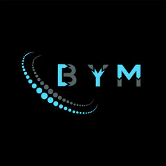 BYM letter logo abstract design. BYM unique design. BYM.