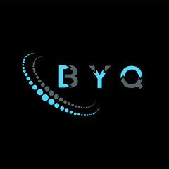 BYQ letter logo abstract design. BYQ unique design. BYQ.