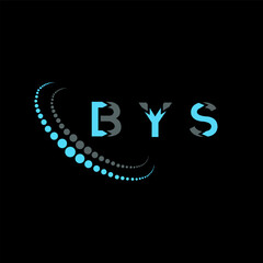 BYS letter logo abstract design. BYS unique design. BYS.