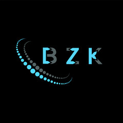 BZK letter logo abstract design. BZK unique design. BZK.