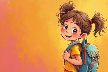 Colorful Back to School Arrangement for Students