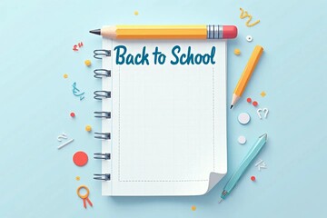 Colorful Back to School Arrangement for Students