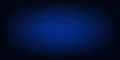 Modern blue abstract background, the look of stainless steel, circular lines on a blue background