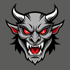 vector illustration of a skull