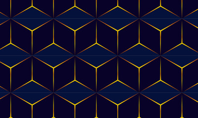 Seamless geometric pattern featuring stars and hexagonal honeycomb cell designs, ideal for digital...