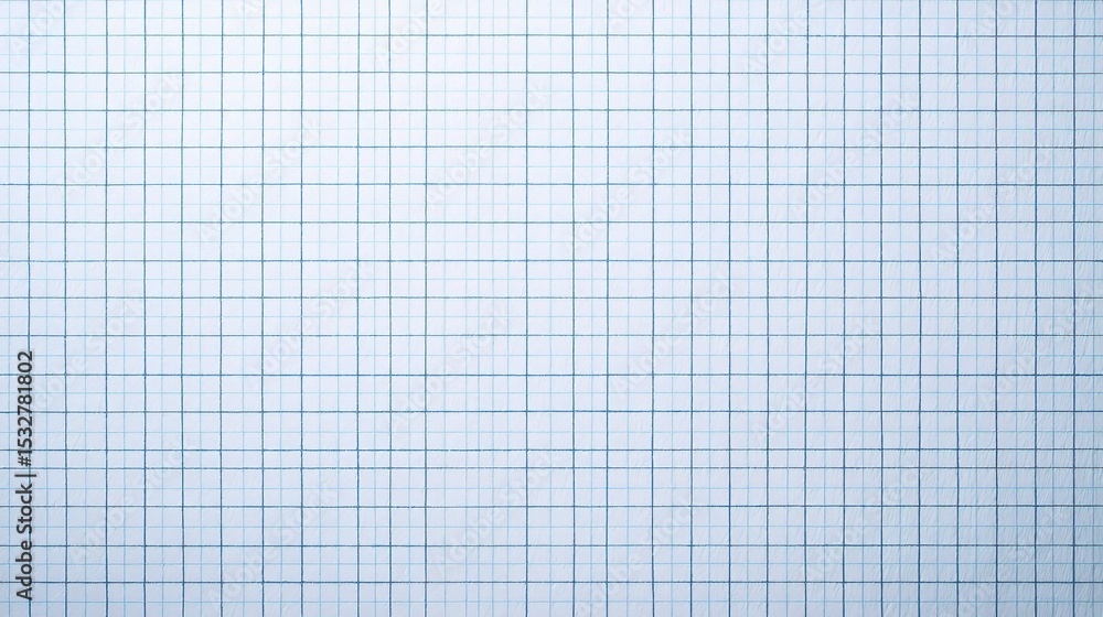 Poster overhead view of infinite light blue tiling in standard scale