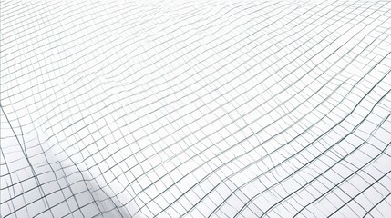 Abstract White Grid Background with Architectural Design Elements