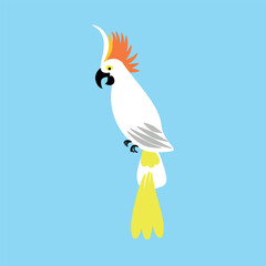 cockatoo design for decoration and printing © Rodrigo