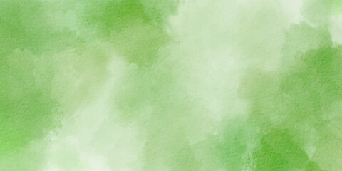 Green background watercolor paper texture vector illustration.	