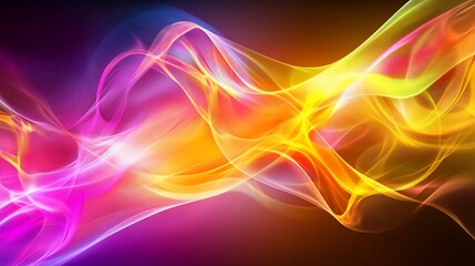 Obraz premium Abstract vector background with flowing waves of vibrant colors and dynamic movement