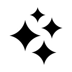 Fototapeta premium Star icon. Shine icon. Twinkling star. Symbol of sparkle, glint, gleam, etc.