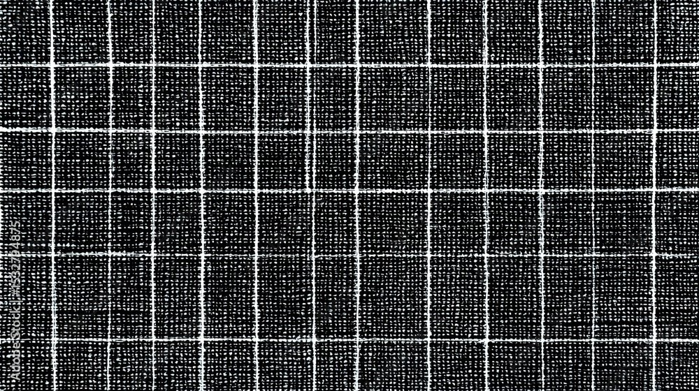 Poster seamless black canvas with crisp white grid lines for design use