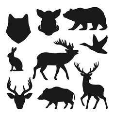 Animal Silhouettes - Hunting.eps