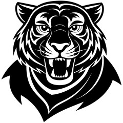 tiger head vector