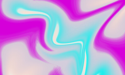 Abstract swirling pastel pink and cyan background