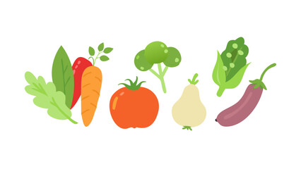 set of vegetables icon