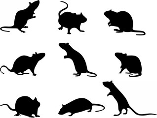 Rat Silhouettes.eps