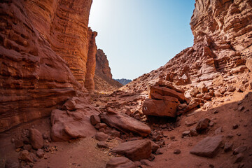 Canyon Gai Avud near Eilat, Tourism and travel in Israel