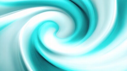 High-Quality Cyan Swirl Pattern in Digital Space for Background Use