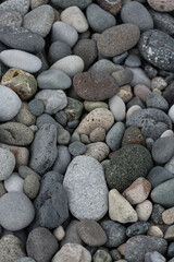 Stones background top view, stone beach background beach in Batumi