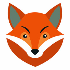 Fototapeta premium red fox cartoon