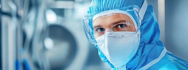 Male Engineer in Protective Equipment Inspecting Worksite
