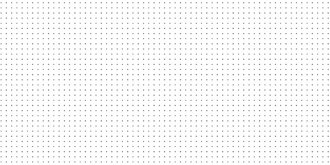 Dotted grid seamless pattern for bullet journal. Black point texture. Black dot grid for notebook paper. Vector illustration on white grey dots arts modern
