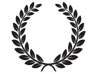 FLORAL WREATH SILHOUETTE