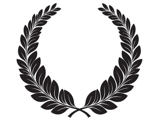 FLORAL WREATH SILHOUETTE