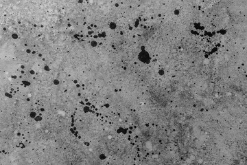 Black and white splattered paint showcases creative expression