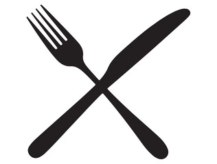 FORK AND KNIFE SILHOUETTE