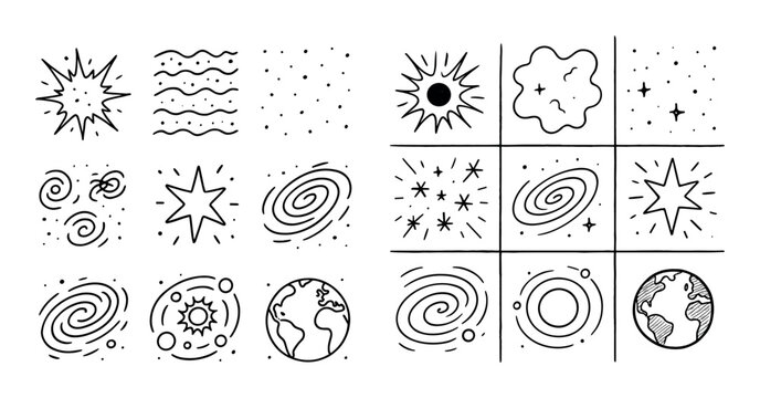 Cosmic Timeline Icons