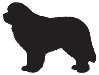 FOUNDLAND DOG SILHOUETTE